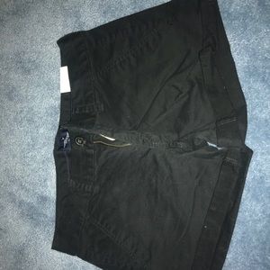 American Eagle, black shorts, size 6, NWT